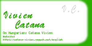 vivien catana business card